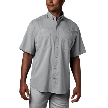 Columbia Overhemd Heren, PFG Tamiami II Short Sleeve Big Grijs, 42RXUBPIC